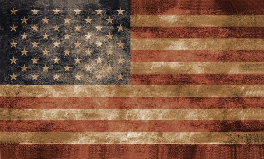 3'x5' Antique American FLAG